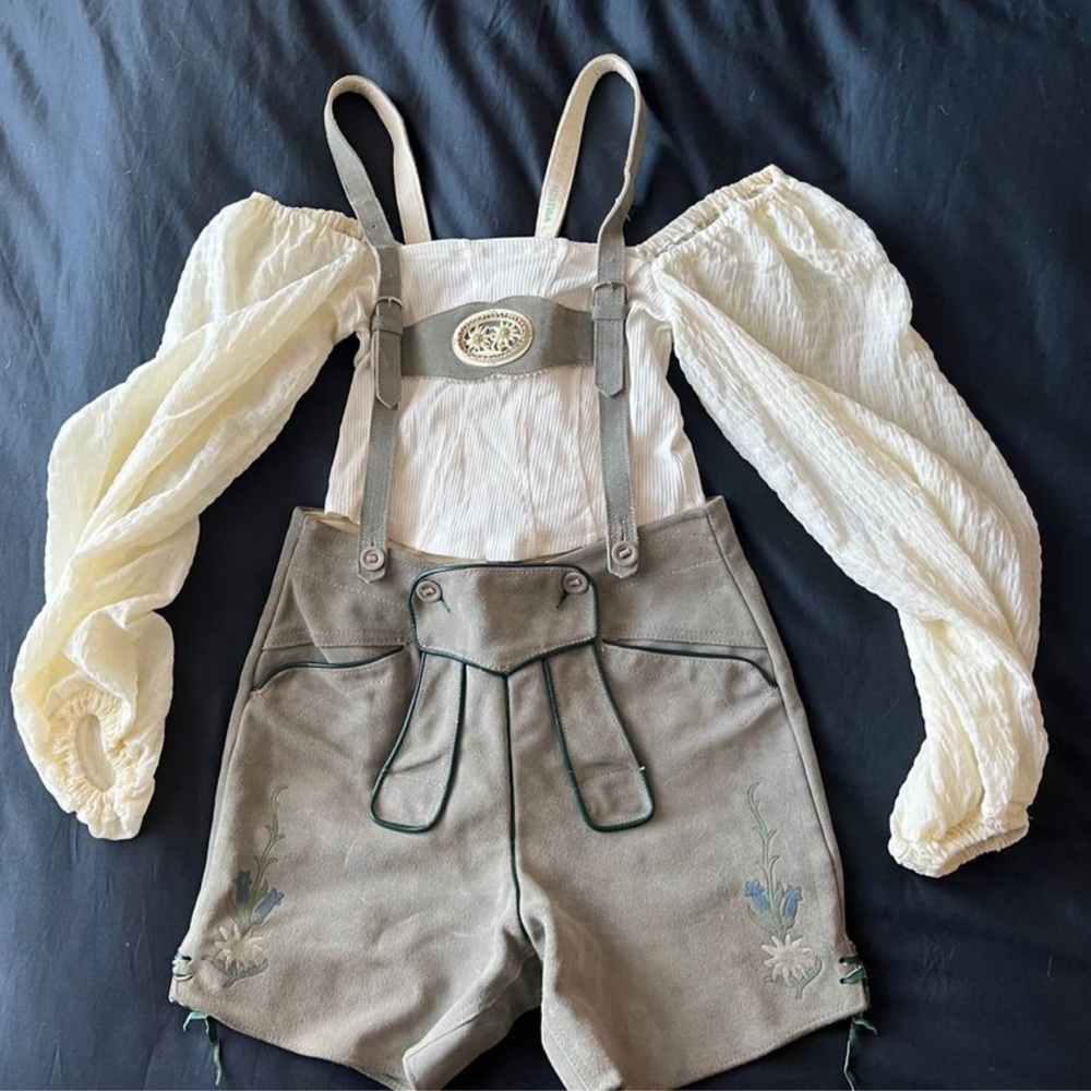 Authentic Leather Leaderhosen shorts